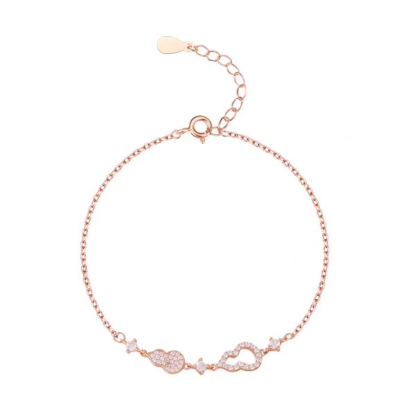 925 sterling silver base with rose gold plating
