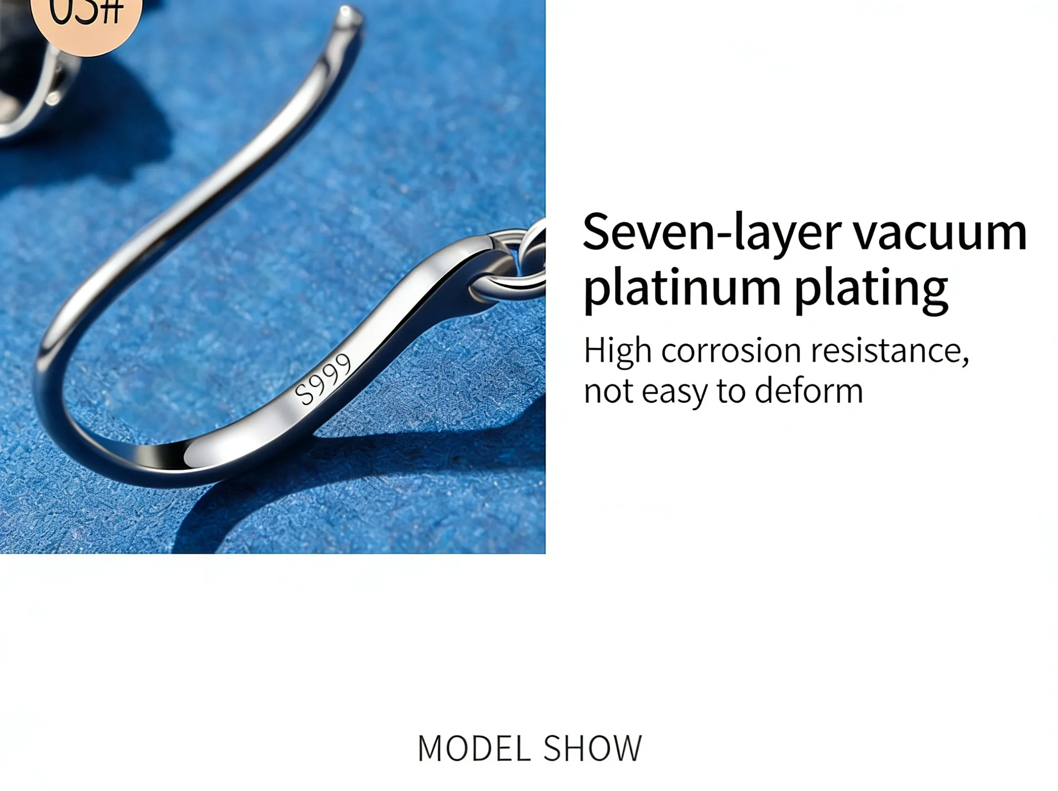 Sparkling white CZ four-leaf clover earrings catching light with every movement detail shot