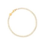 Gleam Bold Tennis Chain Bracelet in yellow Gold
