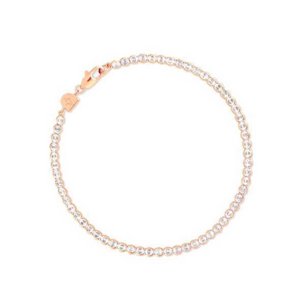 Gleam Bold Tennis Chain Bracelet in rose Gold