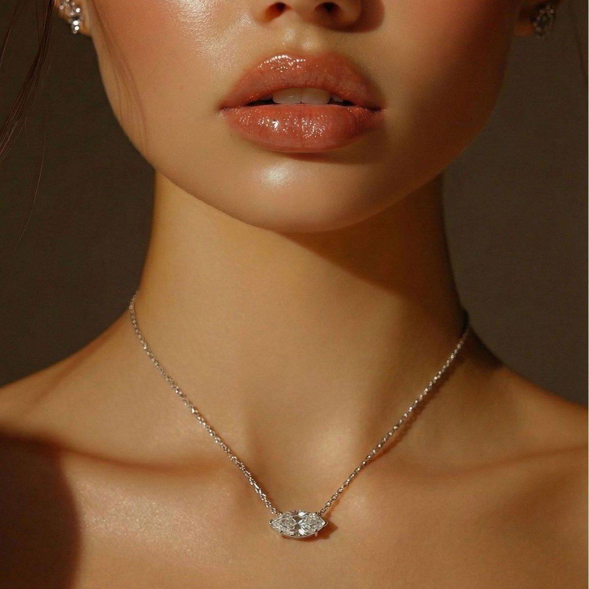 marquise-cubic-zirconia-necklace-on-model-collarbone