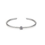 Solitaire Zirconia Open Cuff Bracelet for Women