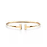 18k yellow gold T-Shape Cuff Bracelet