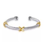 Titanium Steel Cable Bracelet for women