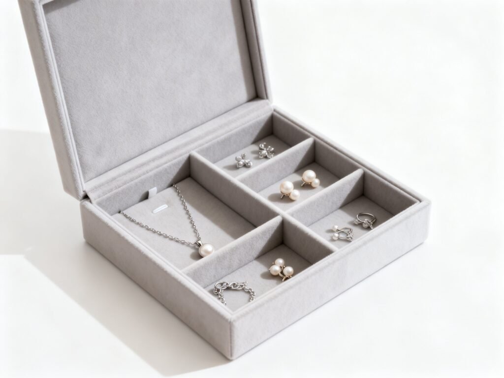 storing it in a divided box