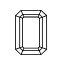 Emerald-cut