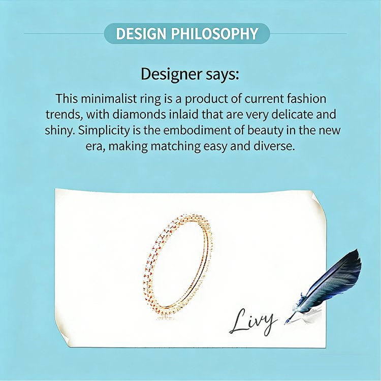 Minimalist Eternity Stackable CZ Ring in 925 Sterling Silver