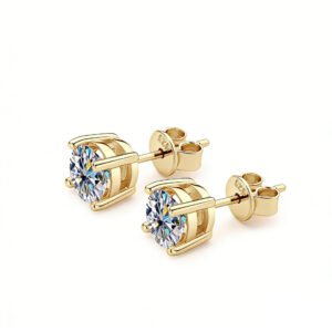 symara-925-silver-four-prong-moissanite-studs-white-background