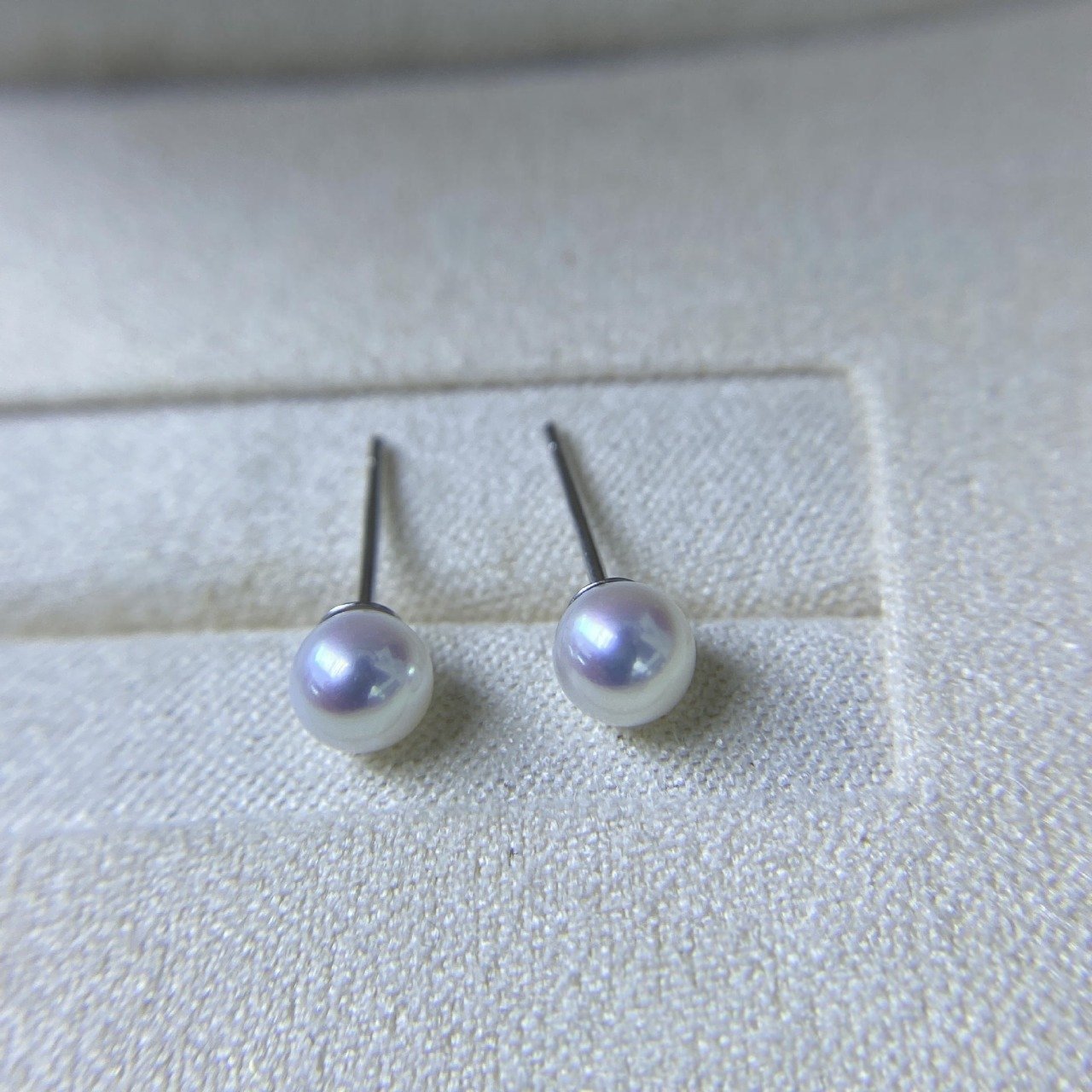 Small Dainty 4mm Freshwater Round Pearl Stud Earrings for Women - Image 6