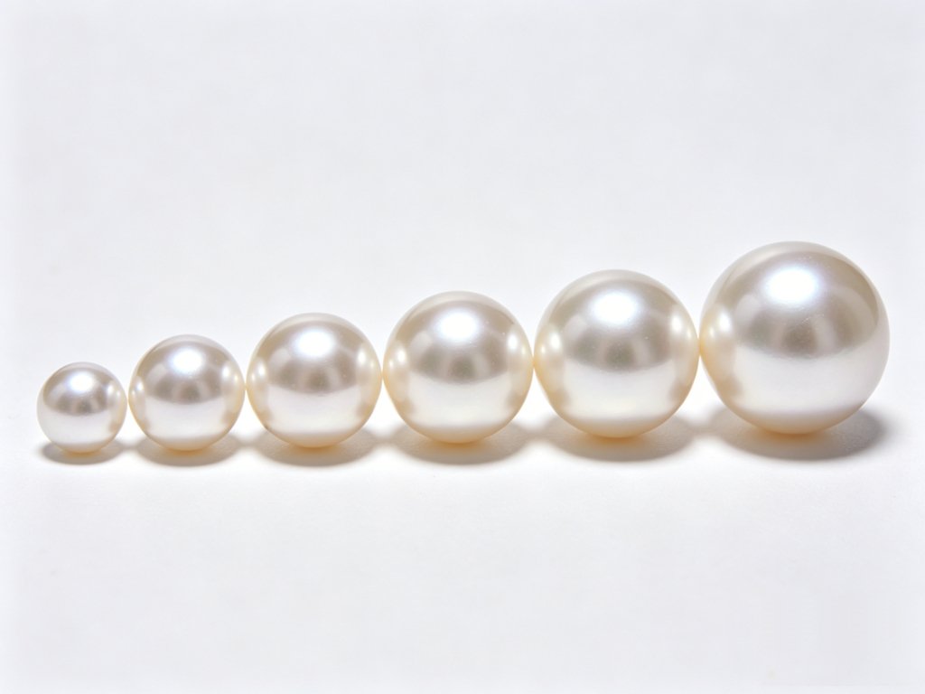 10-12mm large round Edison freshwater pearls, size and roundness comparison for luxury pearl jewelry