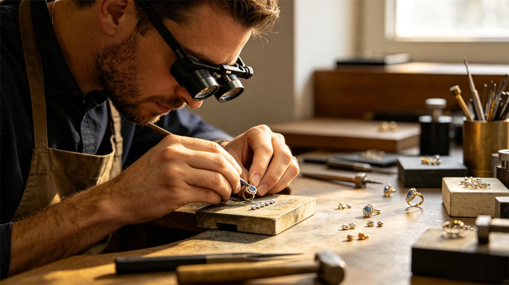 Jewelry re-plating and rhodium restoration service