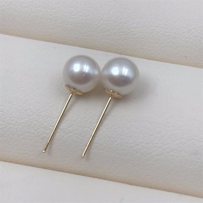 minimalist-pearl-stud-earrings-7mm-SYMFPE013 Minimalist 6mm freshwater pearl stud earrings, hypoallergenic ear jewelry