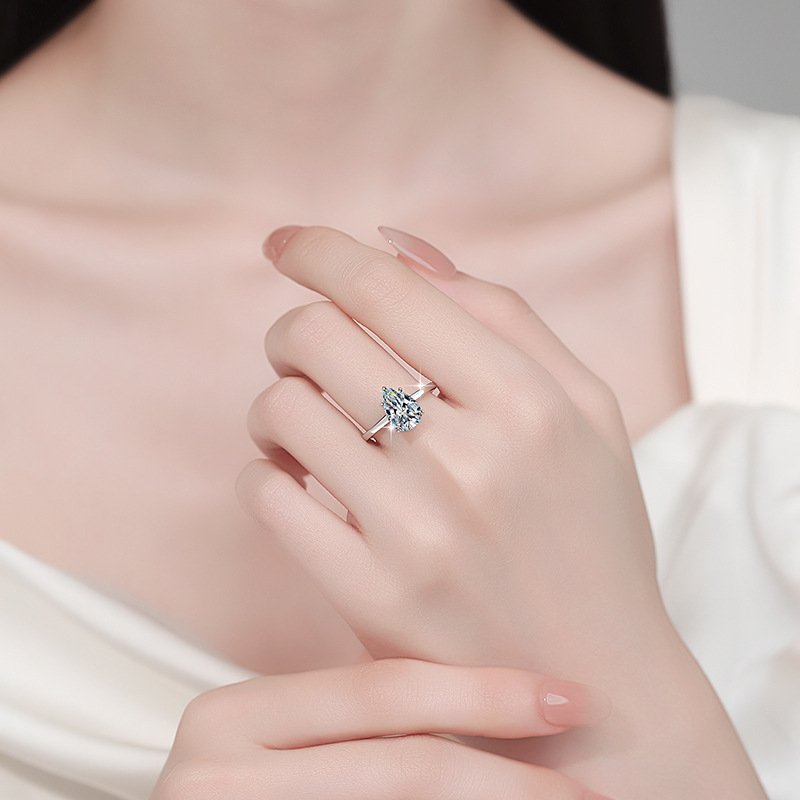 symara-moissanite-promise-ring-worn-on-hand Fashion moissanite promise ring daily wear for couples