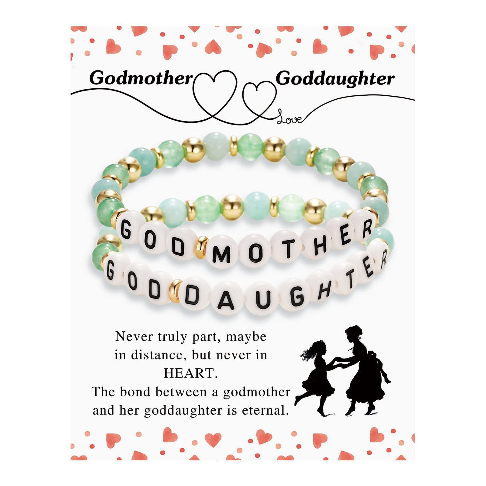 Lavender amethyst beaded godmother bracelet, elegant handmade jewelry for gift