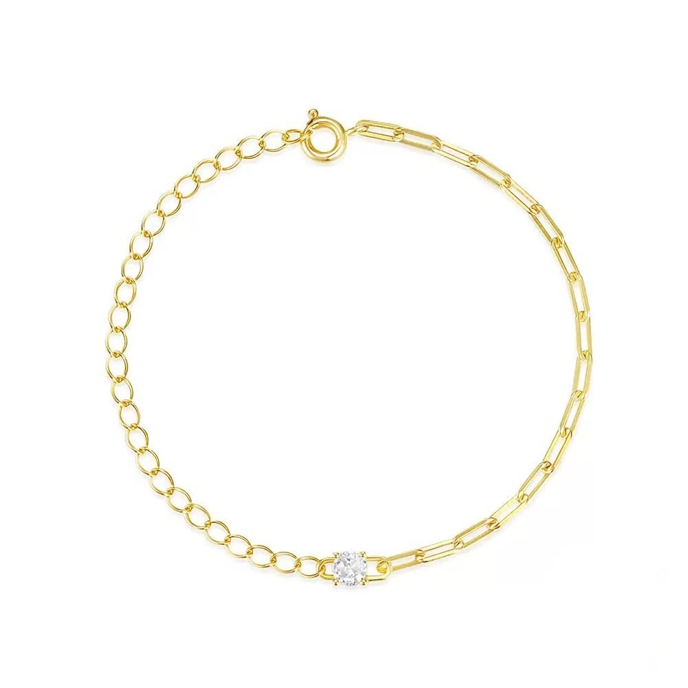 1.SYMARA cute friendship bracelet with cubic zirconia S925 silver