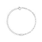 1.SYMARA cute friendship bracelet with cubic zirconia S925 silver