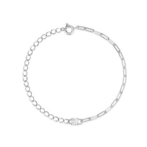 1.SYMARA cute friendship bracelet with cubic zirconia S925 silver