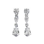 SYMARA 2026 teardrop moissanite drop earrings 925 sterling silver
