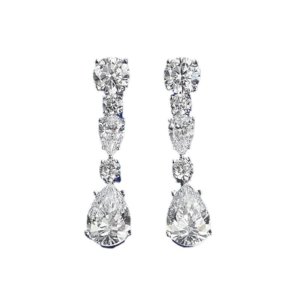 SYMARA 2026 teardrop moissanite drop earrings 925 sterling silver