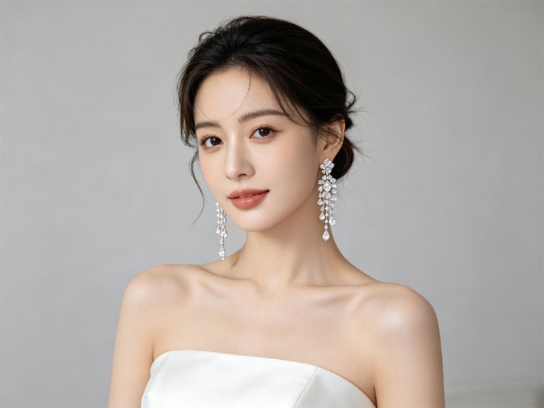 What Earrings to Wear With a Wedding Dress