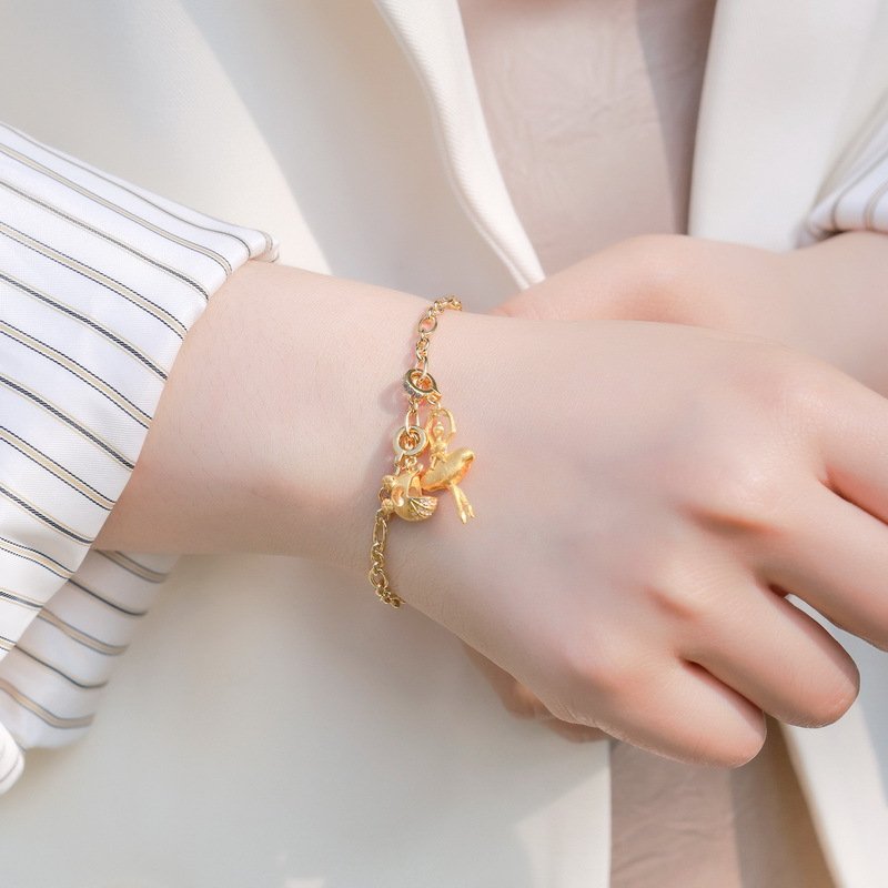 Lightweight build your own charm bracelet, trendy stackable wrist jewelry for women